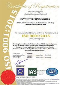 ISO 9001:2015 Certificate